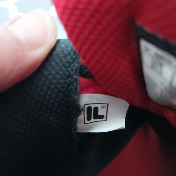 FILA Tennis Shoes, Red with Black Lace's. Lots of Life Left in these Babies! EUC - Picture 7 of 13